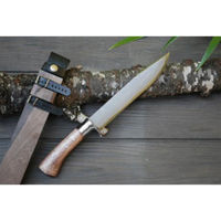 トヨクニ 土佐登山剣鉈7寸 【ステンツバ輪】ダマスカス15青2 洋樫柄オイルステン tygr230410-029 1本（直送品）