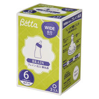 ブレイン 広口 替 乳首 2個セット（ 丸穴M ）ズーム・ティー