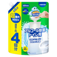 スクラビングバブル トイレ掃除 アルコール除菌 トイレ用 プッシュタイプ 詰め替え用 900ml 1セット（4個） 大容量 超特大 ジョンソン