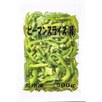 大洋エーアンドエフ ケ)業務用 ピーマンスライス(緑) 1ケース 500G×20　冷凍（直送品）