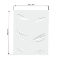 セーフラン安全用品 アスベスト廃棄用袋 850x1280mm 透明 J2609-M 1袋(10枚)