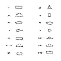 バローベ 精密ヤスリ 刀刃 55MM #4 LE3004ー55ー4 1セット(12本)（直送品）