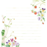 フロンティア レターパッド　ブルームイチゴ PD-391 5セット（直送品）