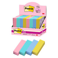 スリーエム(3M) ポストイット ふせん 付箋 強粘着 見出し 50mm×15mm マルチカラー3 1箱（32冊入） 7001SS-MC-3N