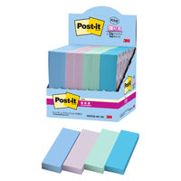 スリーエム(3M) ポストイット ふせん 付箋 強粘着 75mm×25mm マルチカラー2 1箱（24冊入） 5001SS-MC-2N