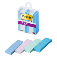 スリーエム(3M) ポストイット ふせん 付箋 強粘着 見出し 50mm×15mm マルチカラー2 1ケース（8冊入） 700SS-MC-2N