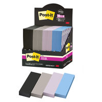 スリーエム(3M) ポストイット ふせん 付箋 強粘着 75mm×25mm マルチカラー9 1箱（24冊入） 5001SS-MC-9