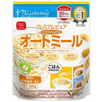 日食 プレミアムピュア トラディショナルオートミール 800g 3袋 日本食品製造 シリアル オートミール