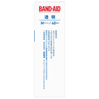 バンドエイド 透明 Mサイズ 40枚 937314 1箱(40枚入)　絆創膏(ばんそうこう)