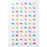 クロバー 仮止めクリップ50個入(5色セット) 22740 1個（直送品）