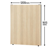 トーカイスクリーン MSパネル ブラックフレーム 幅1200×高さ1615mm ナチュラル MSWB-1612Nr 1枚（取寄品）