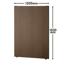 トーカイスクリーン MSパネル ブラックフレーム 幅1200×高さ1830mm ミディアムウッド MSWB-1812Mw 1枚（取寄品）