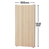 トーカイスクリーン MSパネル ブラックフレーム 幅900×高さ1830mm ナチュラル MSWB-1809Nr 1枚（取寄品）