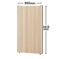 トーカイスクリーン MSパネル ブラックフレーム 幅900×高さ1615mm ナチュラル MSWB-1609Nr 1枚（取寄品）