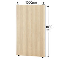 トーカイスクリーン MSパネル ブラックフレーム 幅1000×高さ1830mm ナチュラル MSWB-1810Nr 1枚（取寄品）