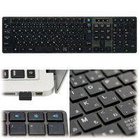 オーム電機 無線ワイヤレスキーボード ブラック 01-3515 1個