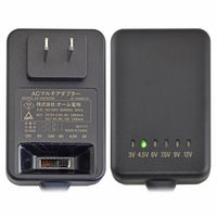 株式会社オーム電機 ACマルチアダプター DC3～12V 変換プラグ付き 03-6160 1個