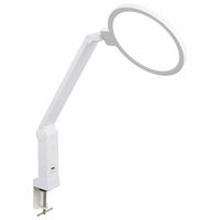 オーム電機 LEDデスクランプ ブルーライトカット クランプ式 ホワイト 06-3841 1個