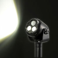 オーム電機 LEDガーデンライト 土にさして使うセンサーライト 電池式 昼白色 06-4102 1個