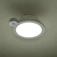 オーム電機 LEDミニシーリングライト センサー付き 100形 1450ルーメン 昼光色 06-5512 1個