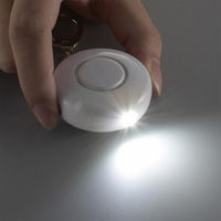 オーム電機 防犯ブザー 白色LEDライト付 大音量85dB 08-4108 1個