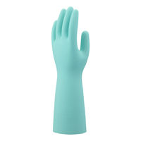 【ニトリル手袋】ショーワグローブ No.138 ニトリルゴム製手袋薄手 Lグリーン 裏毛なし 1双