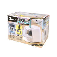 クツワ 電動鉛筆削りドッチモ ホワイト RS041WH 1個