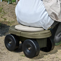 グリーンパル 作業椅子 キャスター付き 腰掛台車 園芸 ジュニア KURURI 1個