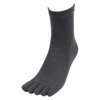 ジプロア RK-5915  綿心地ソックス　５本指（左右兼用）　４Ｐ F Ｄグレー コーコス信岡 1パック（直送品）