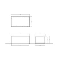 【軒先渡し】ニシキ工業 ミーティングテーブル 幅1800×奥行1000×高さ720mm ライトオーク AQB-S1810-LO 1台（直送品）