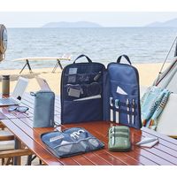 リヒトラブ SFJ×LIHIT LAB. コンパクトペンポーチ オーシャンネイビー A3200-11 1個