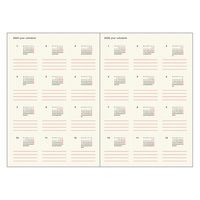 ダイゴー 【2024年版】isshoni.マンスリーダイアリー A5 クリア E8033 1セット(2冊)（直送品）