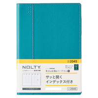 【2024年版】NOLTY キャレル B6 バーチカル1 月曜始まり サーフグリーン 2045 1冊 日本能率協会マネジメントセンター（直送品）