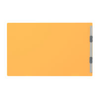 プラス フラットファイル樹脂製とじ具NO.022NW YL 78287 1冊（直送品）