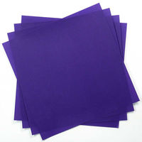 トーヨー 単色おりがみ 24.0cm むらさき 075129 1袋(50枚)