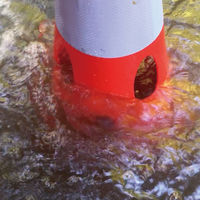 カーボーイ 穴あきコーン　700　レッド CHR-700RE　1本