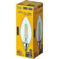 東京メタル工業 シャンデリア球型フィラメントLED LDC4LC40WE14-T2 1個