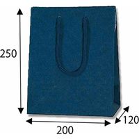 シモジマ カラーチャームバッグ 20ー12 紺 005330102 1束(10枚)