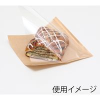 シモジマ 片面透明バーガー袋 18-18 未晒無地 004738103 1袋(100枚)