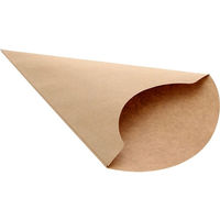 シモジマ スナック三角袋　１７-２８　未晒無地 004738296 1袋（100枚）