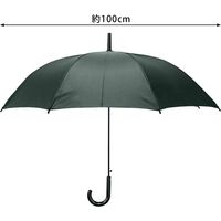 杉本商事 60cm男女兼用長傘 無地 SS2009GR 1本