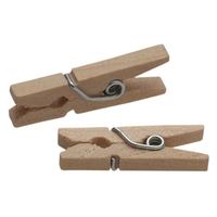 ベロス スマートスリム 木製ピンチミニ SSM-2520 1個(20本)