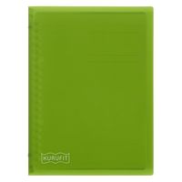 マルマン クルフィット バインダー A5 20穴 グリーン F091-03 1冊