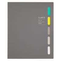 マルマン クラルテ バインダー A5 20穴 グレー F415-11 1冊