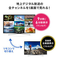 サンワサプライ ダイレクト:9分割ワンセグ・フルセグ視聴プレーヤー 400-1SG006 1本（直送品）