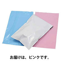 logimart 宅配ビニール袋S ピンク 200×300mm 封かんシール付 1パック（100枚入） 100z564-pk