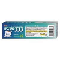 歯磨き粉 デンタル333 薬用ハミガキ フッ素配合 100g 1本 医薬部外品 トイレタリージャパンインク