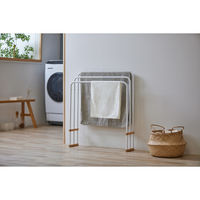 アイリスオーヤマ 折りたたみバスタオルハンガー ホワイト FBH-700 1台