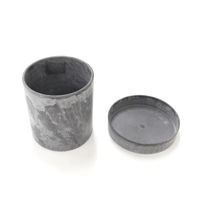 エコー金属 ストーン調プランター ミニ受け皿付 1599-768 1個