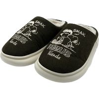 コマリヨー PEANUTSスヌーピーレディースボアスリッパサンダル8220 KHK LL 8220 1足　ナースサンダル